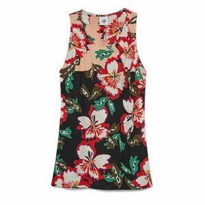 Cabi Hibiscus Floral Sleeveless Blouse #55…